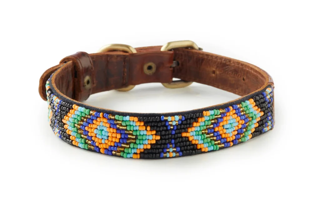 beaded dog collar