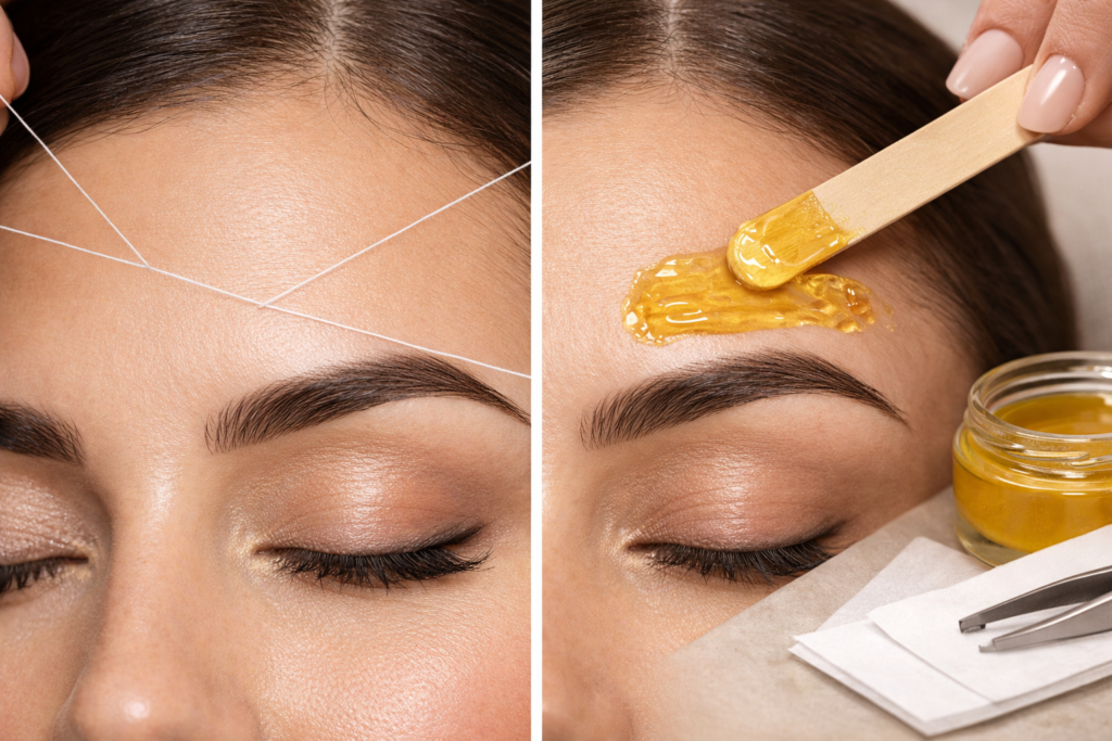 Eyebrow Threading vs Waxing